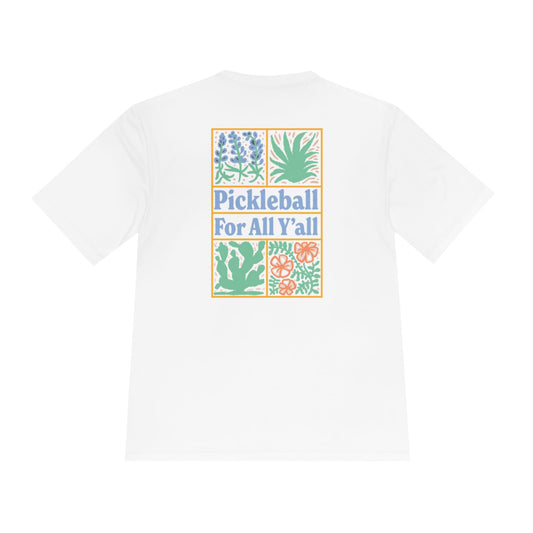Unisex Moisture-Wicking Tee - 'Y'all Pickle' Graphic for Pickleball Enthusiasts